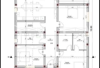 Casă cu 4 camere decomandat în Braytim - 1