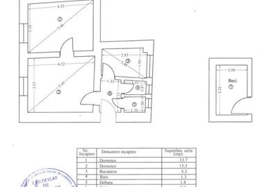 Apartament cu 2 camere semidecomandat în Brazda lui Novac