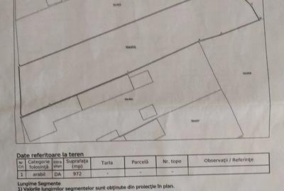 Teren de 972 mp, în Drăguș - 1