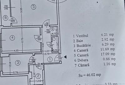 Apartament cu 2 camere decomandat în Obor