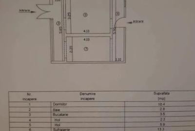 Apartament cu 3 camere decomandat în Central