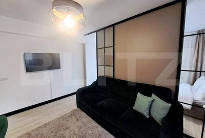 Apartament cu 2 camere semidecomandat, mobilat în Tractorul - 2