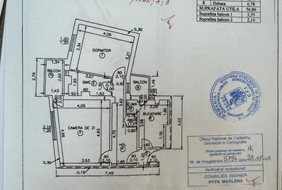 Apartament cu 2 camere decomandat în Central
