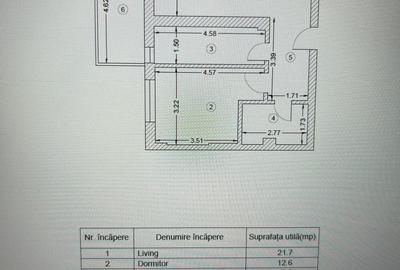 Apartament cu 2 camere în Berceni