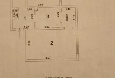 Apartament cu 3 camere decomandat în Central - 1