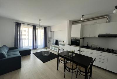 Apartament cu 2 camere semidecomandat, mobilat în Pipera