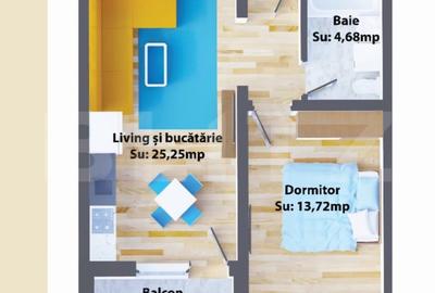 Apartament cu 2 camere decomandat în Periferie