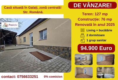 Casă individuală cu 3 camere cu Canalizare în Piața Centrală - 1