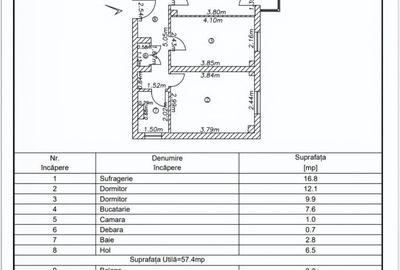 Apartament cu 3 camere decomandat în Micro 39