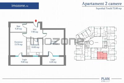 Apartament cu 3 camere decomandat în Păcii - 12