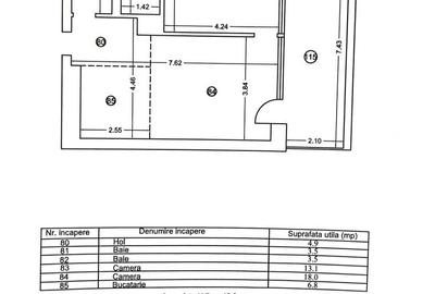 Apartament cu 2 camere în Central - 12