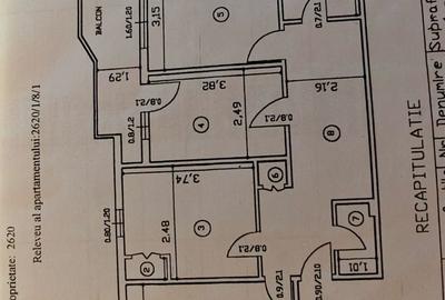 Apartament cu 3 camere decomandat în Păcurari