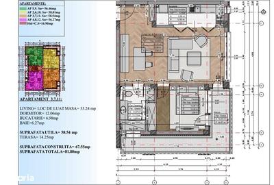 Apartament cu 2 camere în Central