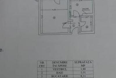 Garsonieră decomandată, mobilată în Brâncoveanu