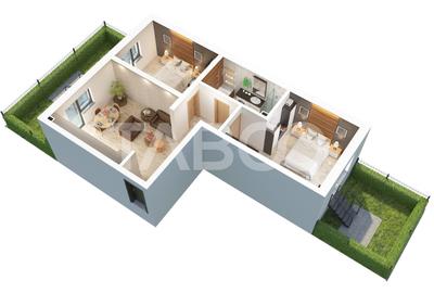 Apartament cu 3 camere decomandat în Mihai Viteazul