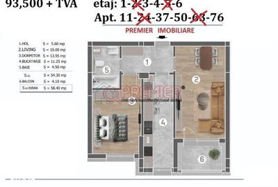Apartament cu 2 camere în Central - 1
