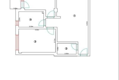 Apartament cu 3 camere în Cetate - 8