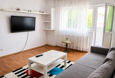 Apartament cu 2 camere semidecomandat, mobilat în Iancului