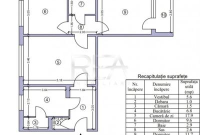 Apartament cu 3 camere semidecomandat în Drumul Taberei
