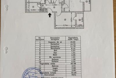 Apartament cu 3 camere decomandat în Dristor