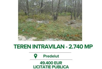 Teren de 2740 mp, în Bran
