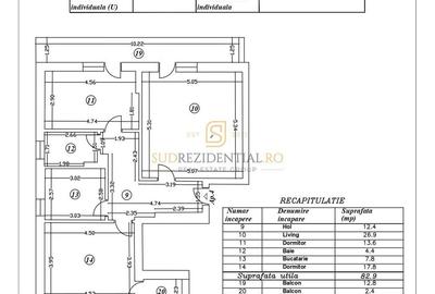 Apartament cu 2 camere în Sud