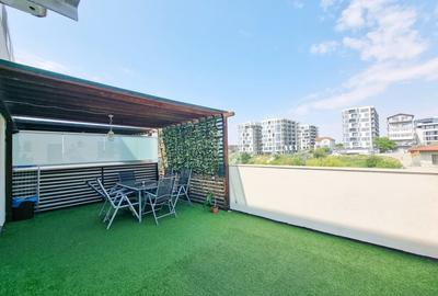 Penthouse cu 2 camere decomandat, mobilat în Mamaia-Sat - 11