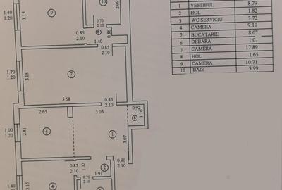 Apartament cu 3 camere, mobilat în Militari - 11