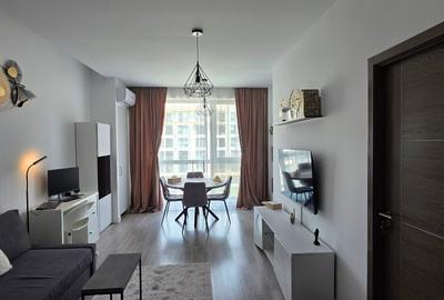 Apartament cu 2 camere semidecomandat, mobilat în Nord