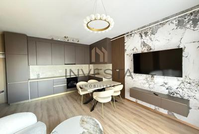 Apartament cu 2 camere semidecomandat, mobilat în Florești