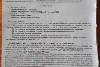 Teren de 500 mp, în Nojorid - 2
