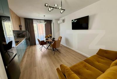 Apartament cu 3 camere semidecomandat, mobilat în Nufărul