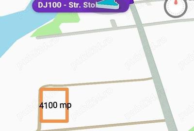 Teren de 4100 mp, în Brănești