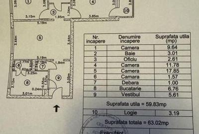 Apartament cu 3 camere semidecomandat, mobilat în Nicolae Grigorescu - 8