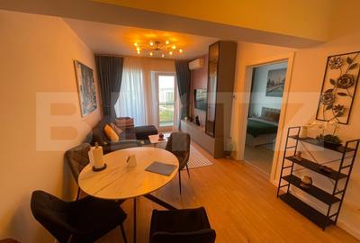 Apartament cu 2 camere decomandat, mobilat în Nufărul