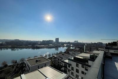 Penthouse cu 5 camere semidecomandat în Barbu Văcărescu - 26