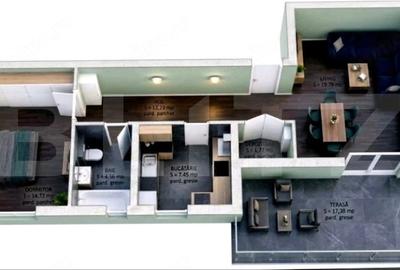 Apartament cu 2 camere decomandat în Mehala