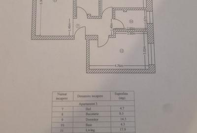 Apartament cu 3 camere în Central - 16