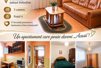 Apartament cu 3 camere decomandat în Central