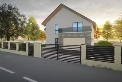 Casă individuală cu 4 camere cu Teren 1000 Mp în Unirea