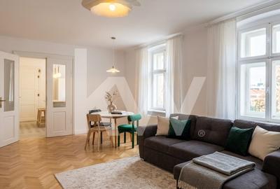 Apartament cu 2 camere nedecomandat, mobilat în Central