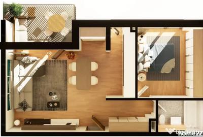Apartament cu 2 camere decomandat în Între Lacuri