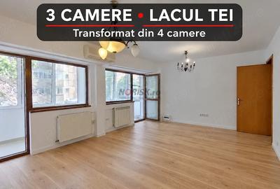 Apartament cu 3 camere semidecomandat în Tei