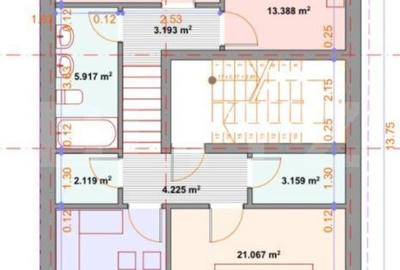 Apartament cu 3 camere, mobilat în Gruia - 10