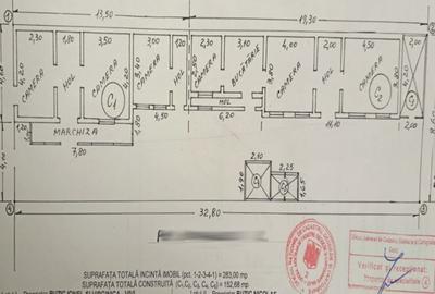 Casă individuală cu 5 camere cu Canalizare în Central - 1