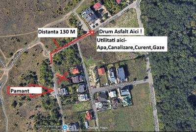 Teren Construcții intravilan de 643 mp, în Sisești