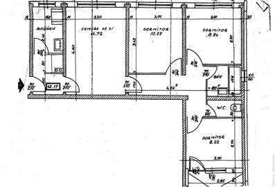 Apartament cu 4 camere semidecomandat în Tudor Vladimirescu