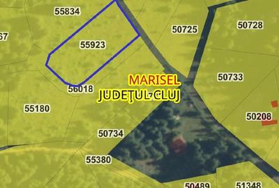 Teren de 1601 mp, în Mărișel