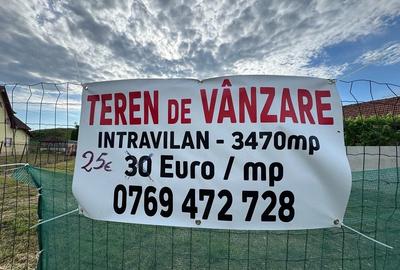Teren de 3474 mp, în Central - 3
