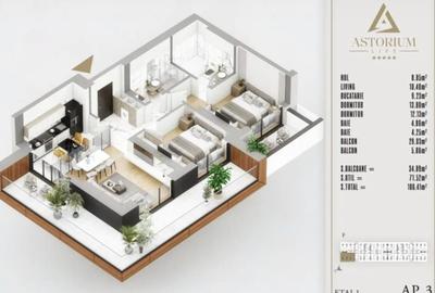 Apartament cu 3 camere decomandat în Theodor Pallady - 3